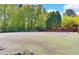 Well-maintained community tennis court surrounded by lush trees provides a place for recreation and staying active at 232 Spalding Drive Dr, Atlanta, GA 30328