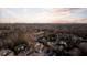 Community overview showcasing upscale homes nestled in a wooded area with a city skyline in the distance at 4231 Whitestone Pl, Atlanta, GA 30327