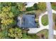 House, pool and driveway from above at 2214 Taylor Grady Ter, Duluth, GA 30097