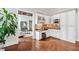 Well-appointed kitchen with white cabinetry and breakfast bar at 2214 Taylor Grady Ter, Duluth, GA 30097