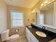 Well-appointed bathroom with double vanity and updated fixtures at 6520 Roswell Rd # 3, Atlanta, GA 30328