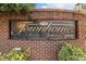 Townhomes at Sandy Springs community entrance sign at 6520 Roswell Rd # 3, Atlanta, GA 30328