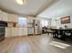 Modern kitchen with stainless steel appliances and white cabinets at 6520 Roswell Rd # 3, Atlanta, GA 30328