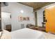 Bedroom with large closet and modern decor at 123 Luckie Nw St # 2210, Atlanta, GA 30303