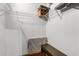 Spacious walk-in closet with wire shelving at 123 Luckie Nw St # 2210, Atlanta, GA 30303