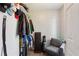 Spacious bedroom closet with shelving and hanging space at 1741 Charrington Way, Powder Springs, GA 30127