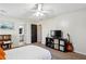 Bright bedroom with ceiling fan, lots of natural light and en-suite bathroom at 1741 Charrington Way, Powder Springs, GA 30127