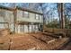 House exterior with garden and wooden fence at 257 Rock Garden Nw Ter, Marietta, GA 30064