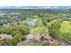 Aerial view of community with golf course and clubhouse at 110 Golf Terrace Dr, Stockbridge, GA 30281