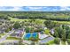 Aerial view of community pool and tennis courts at 110 Golf Terrace Dr, Stockbridge, GA 30281