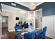 Bright dining room with a view into the living room at 110 Golf Terrace Dr, Stockbridge, GA 30281