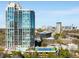 Stunning aerial view of a high-rise building with city skyline in the background at 2795 Peachtree Rd # 1305, Atlanta, GA 30305