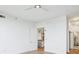 Spacious bedroom with hardwood floors and access to bathroom at 2795 Peachtree Rd # 1305, Atlanta, GA 30305