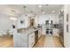 Modern kitchen featuring stainless steel appliances, stone countertops, and modern fixtures at 2795 Peachtree Rd # 1305, Atlanta, GA 30305