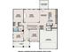 First-floor floor plan of the Melody Lakeside Estates Danbury model, showing the layout of living spaces at 6935 Melody Dr, Buford, GA 30518