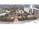 Aerial view of community, highlighting buildings and landscaping at 3777 Peachtree Ne Rd # 713, Atlanta, GA 30319