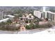 Aerial view of community, highlighting buildings and landscaping at 3777 Peachtree Ne Rd # 713, Atlanta, GA 30319
