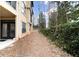 Private walkway alongside building exterior at 3777 Peachtree Ne Rd # 713, Atlanta, GA 30319