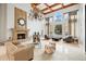 Elegant lobby with fireplace and comfortable seating at 3777 Peachtree Ne Rd # 713, Atlanta, GA 30319