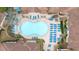 Community pool with surrounding lounge chairs at 3777 Peachtree Ne Rd # 713, Atlanta, GA 30319