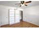 Spacious bedroom with hardwood floors, ceiling fan and ample closet space at 1468 Briarwood Ne Rd # 1307, Brookhaven, GA 30319