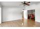 Hardwood floor living room, with dining area view at 1468 Briarwood Ne Rd # 1307, Brookhaven, GA 30319