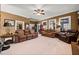 Comfortable living room with hardwood floors and ceiling fan at 6103 Governors Walk Dr, Canton, GA 30115