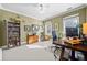 Home office with built-in shelves and desk at 6103 Governors Walk Dr, Canton, GA 30115