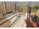 Relaxing patio with fire pit and seating area at 6103 Governors Walk Dr, Canton, GA 30115