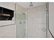 Large walk-in shower with glass enclosure and tiled walls at 7500 Roswell Rd # 18, Sandy Springs, GA 30350