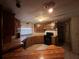 Kitchen with wood cabinets and butcher block countertops at 3520 Haynes Ridge Rd, Loganville, GA 30052