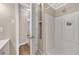 Bathroom with shower/tub combo and built-in shelving at 4761 Lincoln Ne Dr, Kennesaw, GA 30144