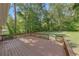 Large deck overlooking backyard at 4761 Lincoln Ne Dr, Kennesaw, GA 30144