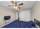 Spacious bedroom with hardwood floors and a ceiling fan at 2545 Kingswood Dr, Marietta, GA 30066