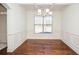 Bright dining room with hardwood floors and chandelier at 308 Evening Rain Crst, Canton, GA 30114