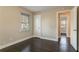 Bright bedroom with hardwood floors and access to another room at 1927 Vicki Se Ln, Atlanta, GA 30316