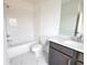 Bathroom with tub, toilet and vanity at 4802 Larkin Pass, Buford, GA 30518