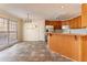 Bright dining area with tile floor and chandelier at 2216 Mcdaniel Mill Sw Rd, Conyers, GA 30094