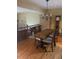 Dining room with hardwood floors and chandelier at 64 Goldrush Cir, Atlanta, GA 30328