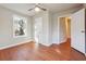 Charming bedroom, wood floors, and a closet at 2178 Baker Nw Ter, Atlanta, GA 30318
