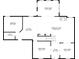 Main floor plan with four bedrooms and two bathrooms at 2647 Old Snapping Shoals Rd, Mcdonough, GA 30252