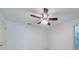 Bedroom with ceiling fan and window at 970 Samples Nw Ln, Atlanta, GA 30318