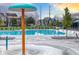 Community pool with splash pad and lounge chairs at 970 Samples Nw Ln, Atlanta, GA 30318