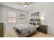 Bright bedroom with a comfy bed and built-in desk at 2732 Piper Dr, Atlanta, GA 30331
