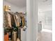 Walk-in closet with ample shelving and hanging space at 2732 Piper Dr, Atlanta, GA 30331