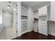 Bathroom with walk-in shower, soaking tub, and double vanity at 1820 Peachtree Nw St # 1005, Atlanta, GA 30309