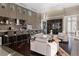 Modern clubhouse kitchen with bar seating at 1820 Peachtree Nw St # 1005, Atlanta, GA 30309