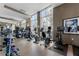Modern fitness center with a variety of equipment at 1820 Peachtree Nw St # 1005, Atlanta, GA 30309