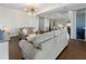 Spacious living room with hardwood floors and open layout at 1820 Peachtree Nw St # 1005, Atlanta, GA 30309