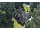 Aerial view of home showcasing a large home with mature trees at 8225 Seven Oaks Dr, Jonesboro, GA 30236